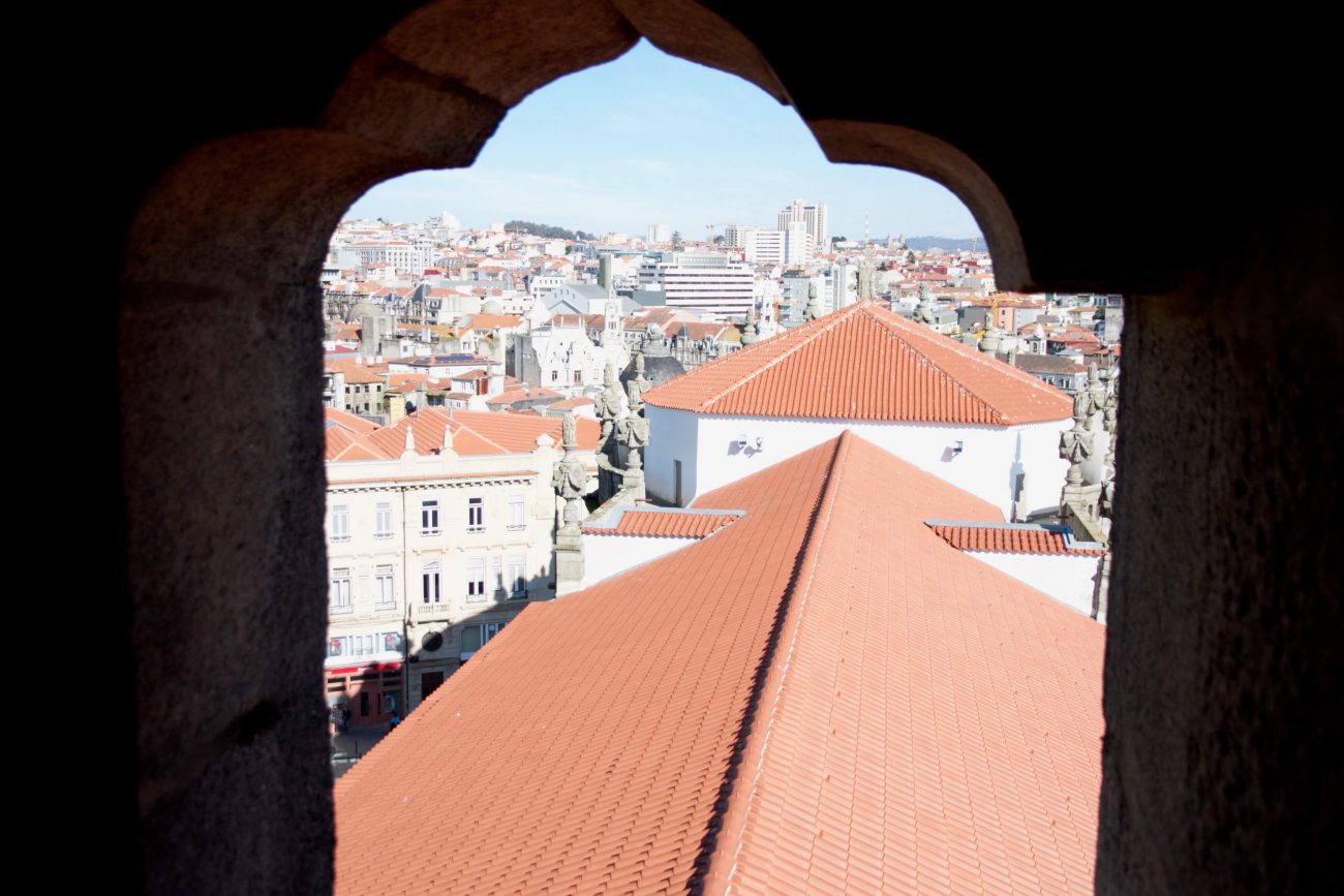 Porto Douro Fluss Glockenturm Aussicht Glockenkirche