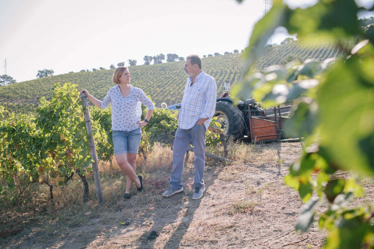 Kristin Rothe im Gespräch mit Miguel Braga - Eigentümer und Winemaker der Quinta do Mourão