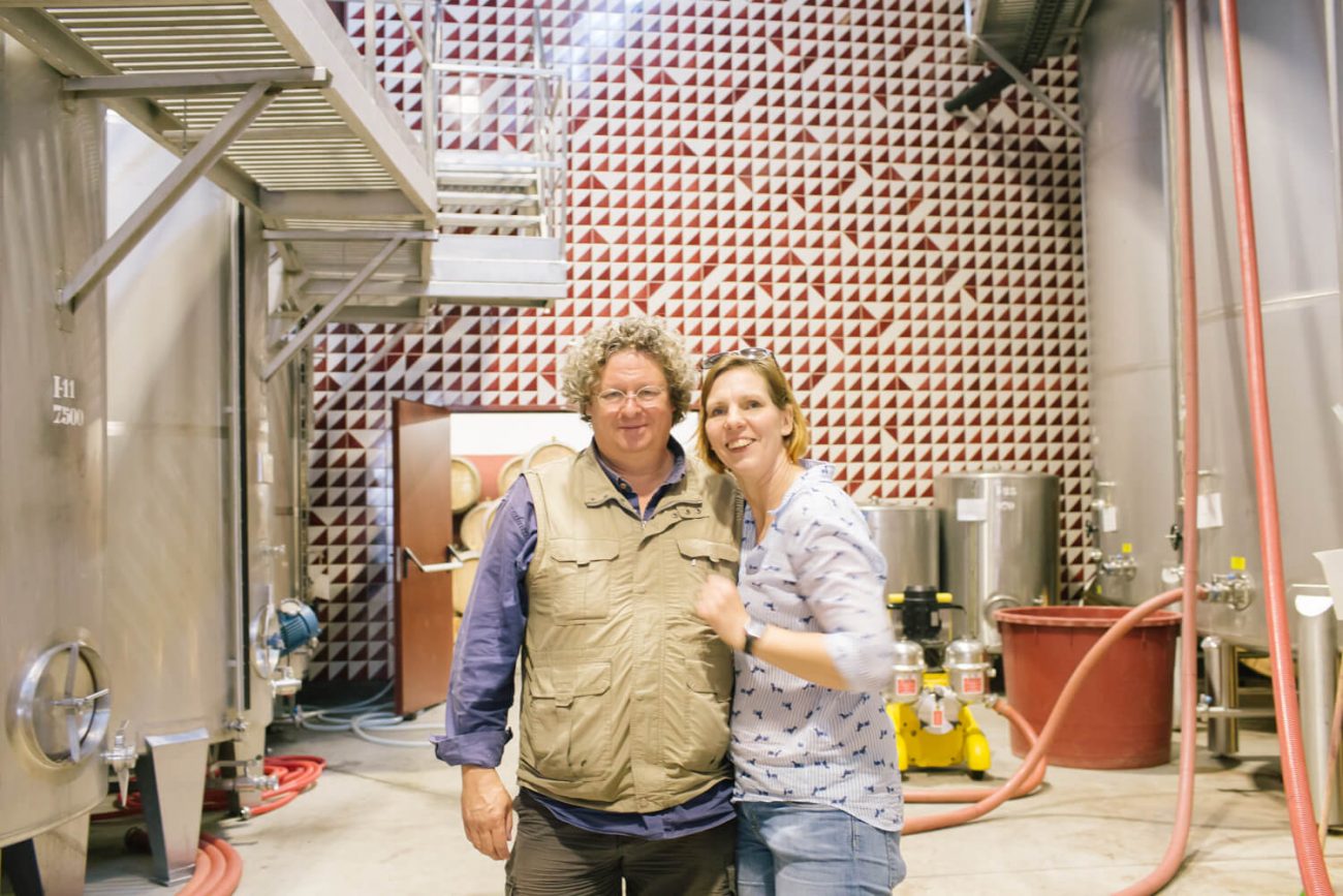 Im Weinkeller der Niepoorts in Vale de Mendiz im Douro-Tal mit Dirk Niepoort